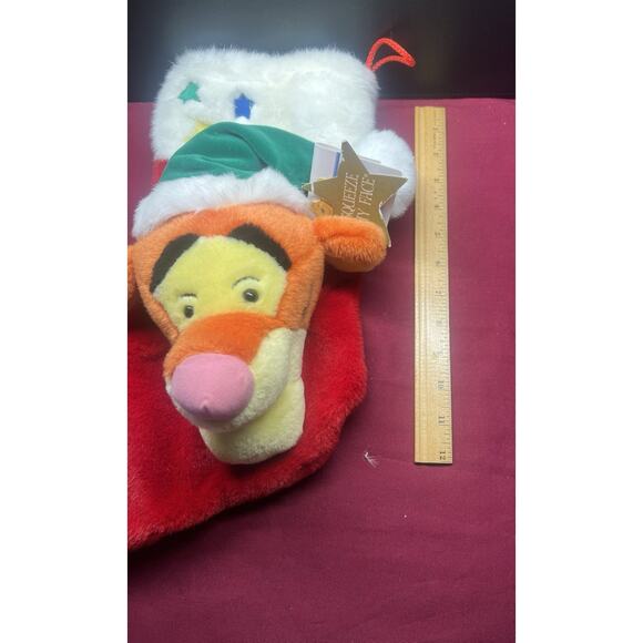 The Disney Store Tigger Singing Stocking Winnie the Pooh Tigger Christmas - Picture 5 of 6